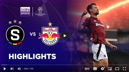 คลิปไฮไลท์  สปาร์ตาปราก 3 - 0 เร้ดบูลล์ ซัลซ์บวร์ก | 18.09.2024