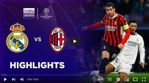 คลิปไฮไลท์  เรอัล มาดริด 1 - 3 เอซี มิลาน | 05.11.2024