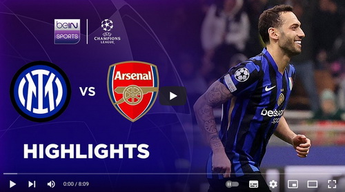 คลิปไฮไลท์  อินเตอร์ มิลาน 1 - 0 อาร์เซน่อล | 06.11.2024