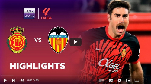 คลิปไฮไลท์  มายอร์ก้า 2 - 1 บาเลนเซีย | 29.11.2024