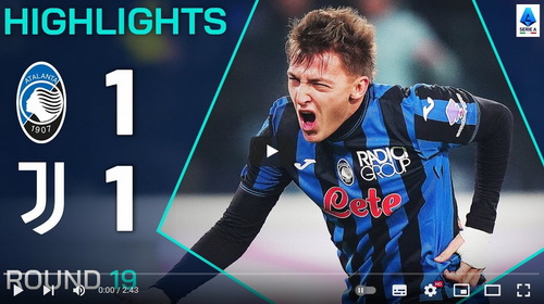 คลิปไฮไลท์  อตาลันต้า 1 - 1 ยูเวนตุส | 14.01.2025