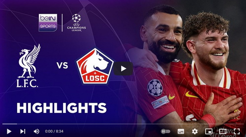 คลิปไฮไลท์  ลิเวอร์พูล 2 - 1 ลีลล์ | 21.01.2025
