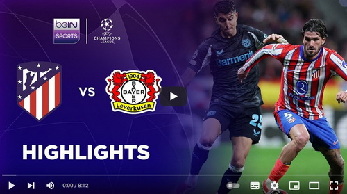 คลิปไฮไลท์  แอตเลติโก้ มาดริด 2 - 1 ไบเออร์  เลเวอร์คูเซ่น | 21.01.2025