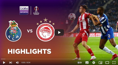 คลิปไฮไลท์  ปอร์โต้ 0 - 1 โอลิมเปียกอส ไพรีอัส | 23.01.2025