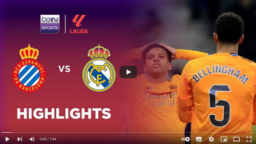 คลิปไฮไลท์  เอสปันญ่อล 1 - 0 เรอัล มาดริด | 01.02.2025
