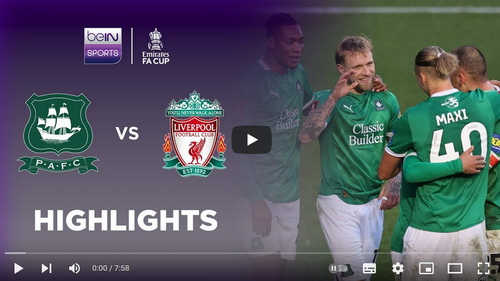 คลิปไฮไลท์  พลีมัธ อาร์ไกล์ 1 - 0 ลิเวอร์พูล | 09.02.2025