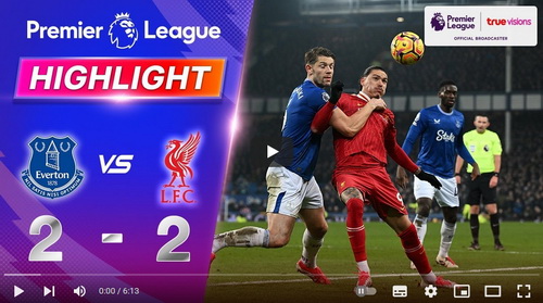 คลิปไฮไลท์  เอฟเวอร์ตัน 2 - 2 ลิเวอร์พูล | 12.02.2025
