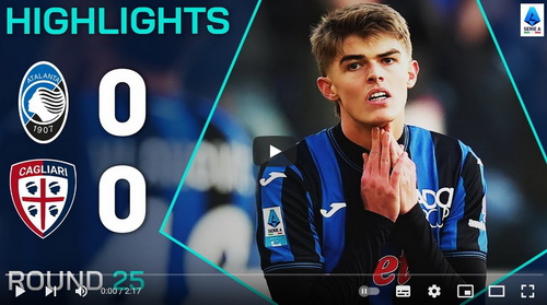 คลิปไฮไลท์  อตาลันต้า 0 - 0 กาญารี่ | 15.02.2025