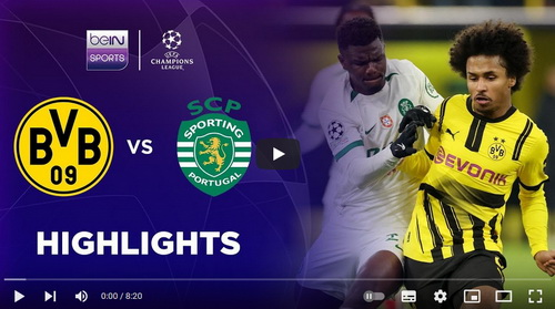 คลิปไฮไลท์  โบรุสเซีย ดอร์ทมุนด์ 0 - 0 สปอร์ติ้ง ลิสบอน | 19.02.2025
