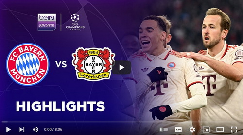 คลิปไฮไลท์  บาเยิร์น มิวนิค 3 - 0 ไบเออร์  เลเวอร์คูเซ่น | 05.03.2025