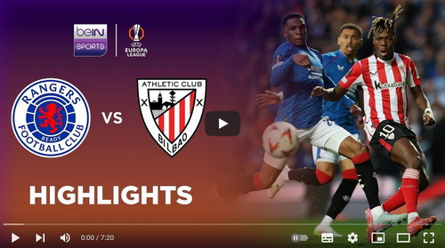 คลิปไฮไลท์  กลาสโกว์ เรนเจอร์ส 0 - 0 แอธเลติก บิลเบา | 10.04.2025
