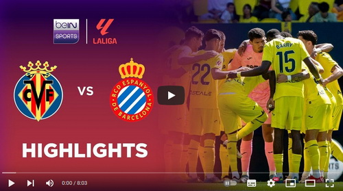 คลิปไฮไลท์  บียาร์เรอัล 1 - 0 เอสปันญ่อล | 27.04.2025