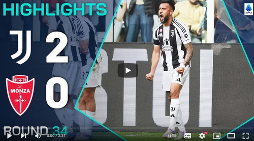 คลิปไฮไลท์  ยูเวนตุส 2 - 0 มอนซ่า 1912 | 27.04.2025